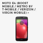 Moto E4 (Boost Mobile / Metro by T-Mobile / Verizon / Virgin Mobile)